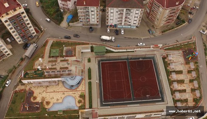 Trabzon'da spor temalı park tamamlandı