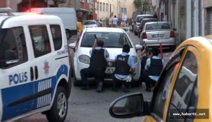 Polise camlı saldırı: 1 yaralı