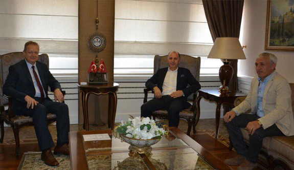 Trabzonspor'dan Vali Yavuz'a ziyaret