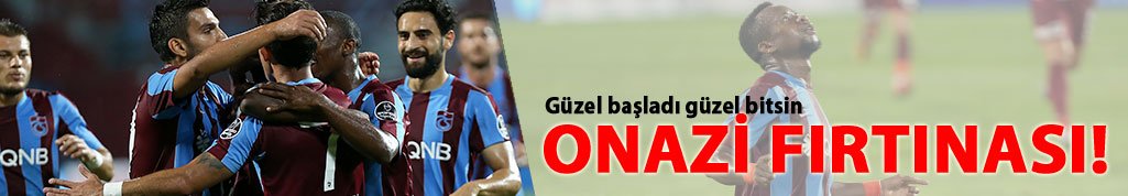 Trabzonspor Onazi'yle esti!