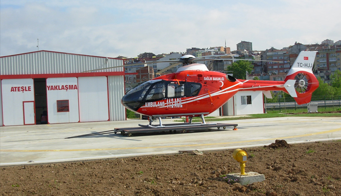 Trabzon'da hava 61 25 hastayı taşıdı