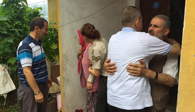 Trabzonlu şehidin babaocağına acı haber ulaştı