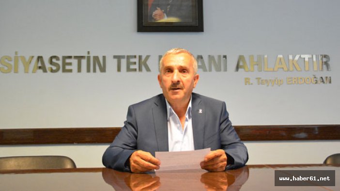 AK Parti Şiran İlçe Başkanı FETÖ Gerekçesiyle Görevinden İstifa Etti