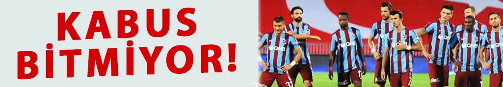 Trabzonspor'un kabusu bitmiyor