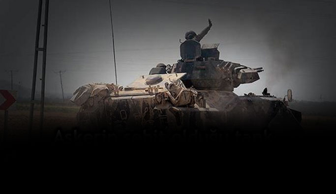 Trabzonlu askerin şehit olduğu tank...