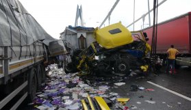 Yavuz Sultan Selim Köprüsü'nde ilk kaza