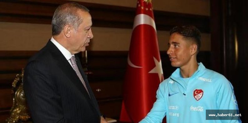 Erdoğan'dan milli futbolcuya uyarı!