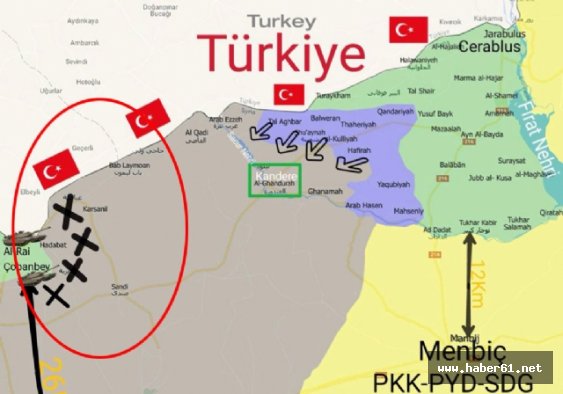 TSK Suriye'ye ikinci cepheyi açtı!