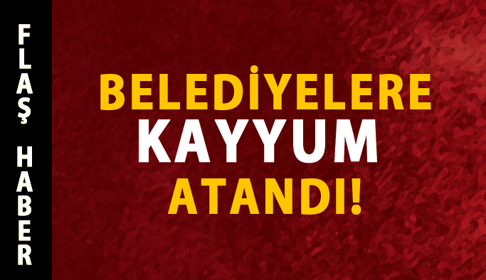 Belediyelerde kayyum karmaşası