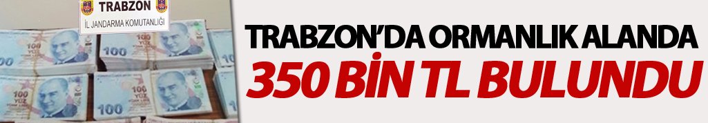 Trabzon'da 350 Bin TL'lik operasyon!