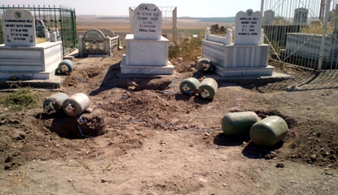 AK Partili vekilin aile mezarlığında 640 kilo patlayıcı bulundu