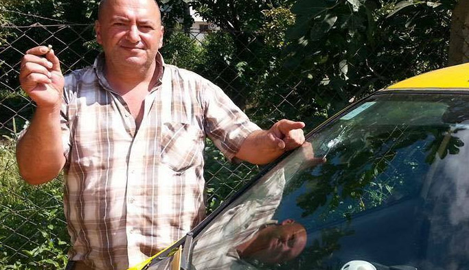 Trabzon'da serseri kurşun az daha can alıyordu!