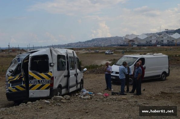 Trabzon'da bayram dönüşü kaza: 12 Yaralı