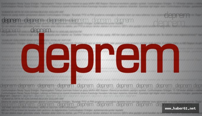 Bursa'da deprem oldu