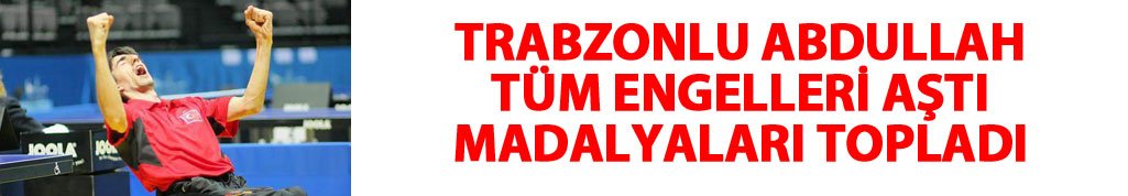 Trabzonlu sporcu Abdullah Öztürk, Rio'da iki madalya aldı