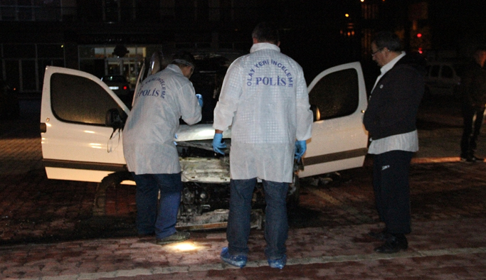 1 saatte 7 araç yandı