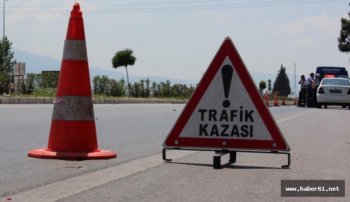 Virajlı yolda kaza: 1 ölü, 7 yaralı