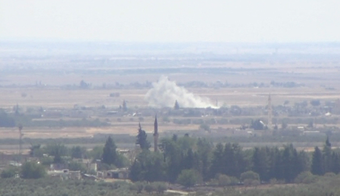 DAEŞ mevzileri Fırtına obüsleriyle vuruluyor