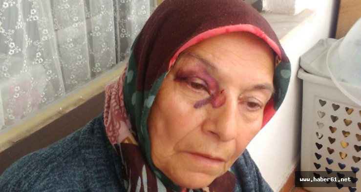 Babaanneye torun dayağına itiraz