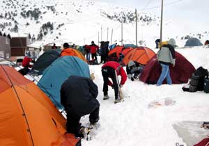 Zigana Dağı'nda kamp!