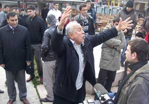 Trabzonda nöbetli eylem