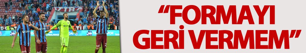 Mustafa Akbaş: "Formayı geri vermem"