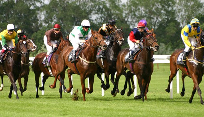 At yarışlarında korkunç kaza