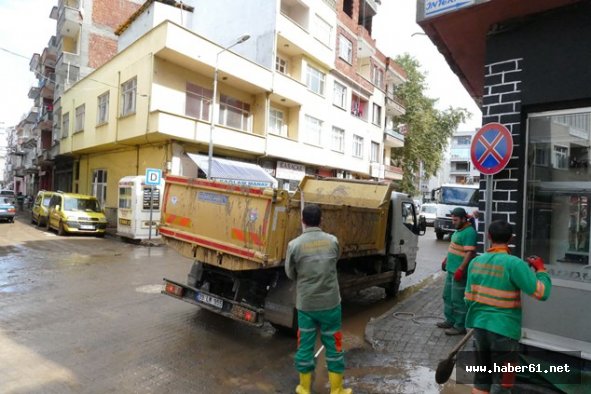 Beşikdüzü'nde çalışmalar sürüyor