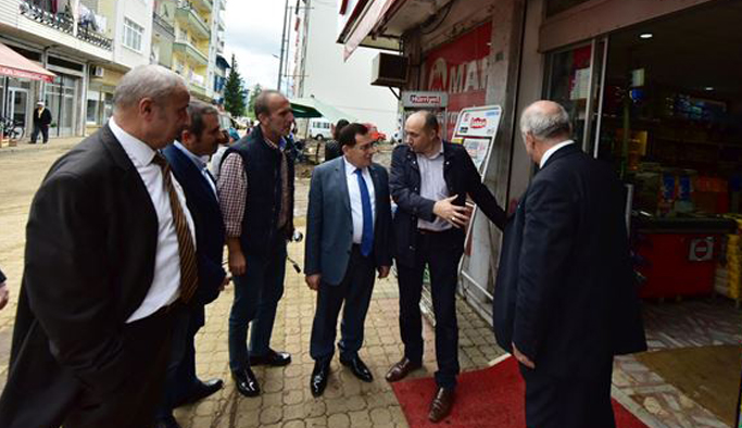 TTSO heyeti Beşikdüzü'nde!