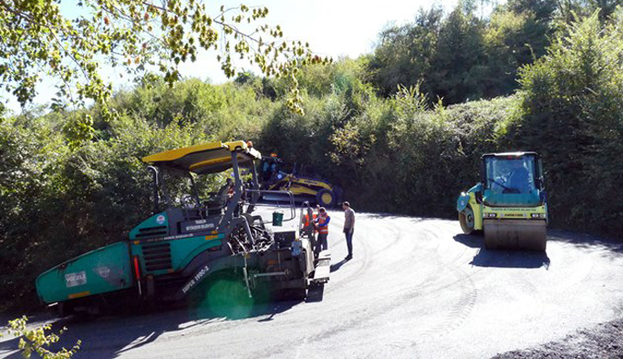 Trabzon'da yollar yenileniyor