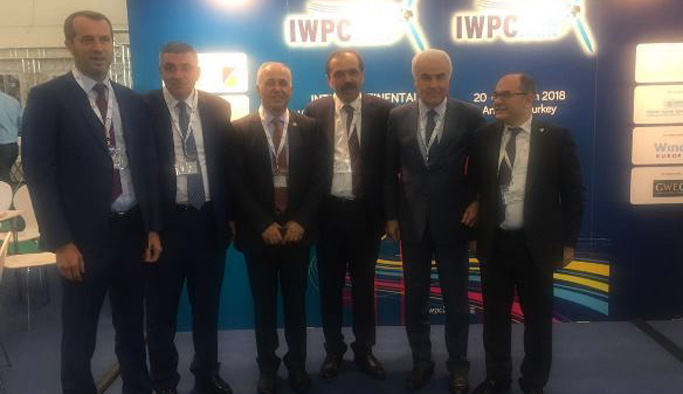 Muhammet Balta Rüzgar enerjisi fuarına katıldı