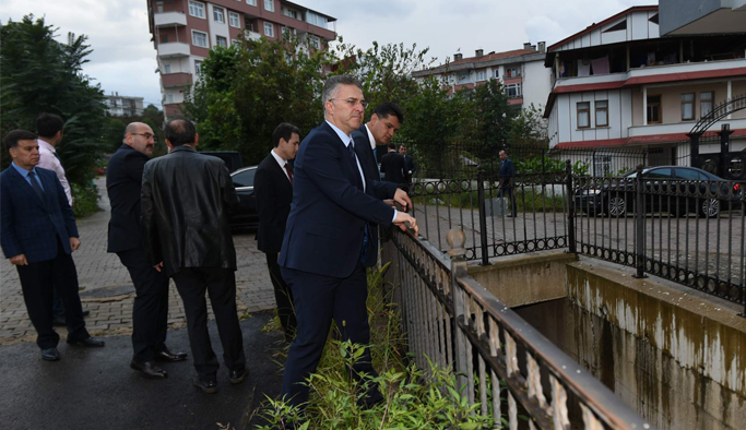 DSİ heyeti Beşükdüzü'nde inceleme yaptı