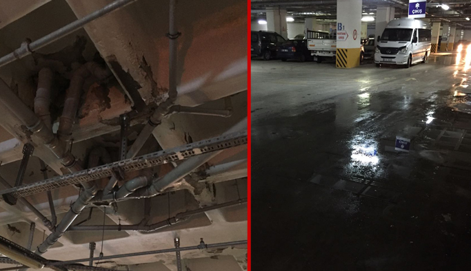 Trabzon’da hastane otoparkı isyan ettirdi