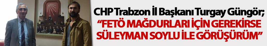 Turgay Güngör: "Süleyman Soylu ile görüşürüm"