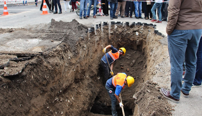 Osmanlı'ya ait su kanalı bulundu