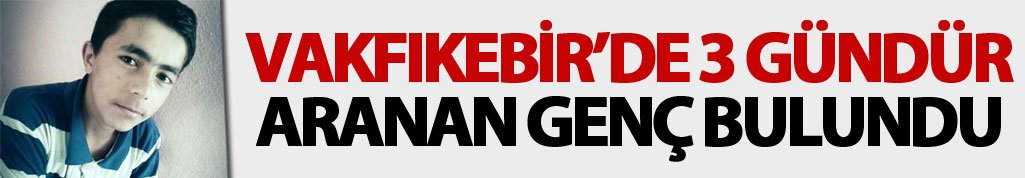 Trabzon'da denizde kaybolan genç bulundu