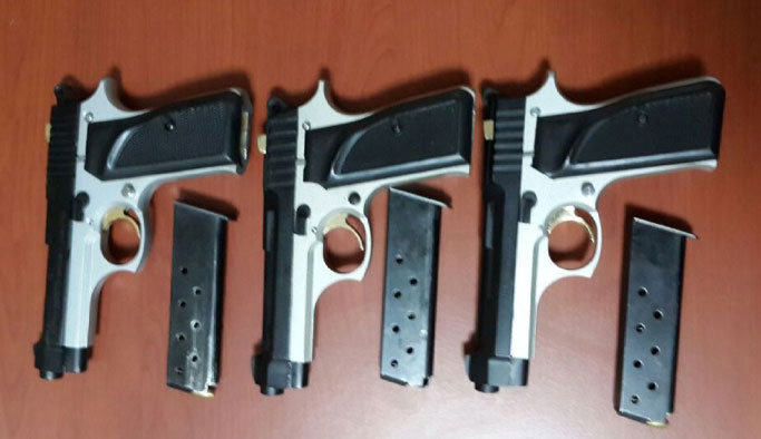 Rize'de ruhsatsız silah yakalandı