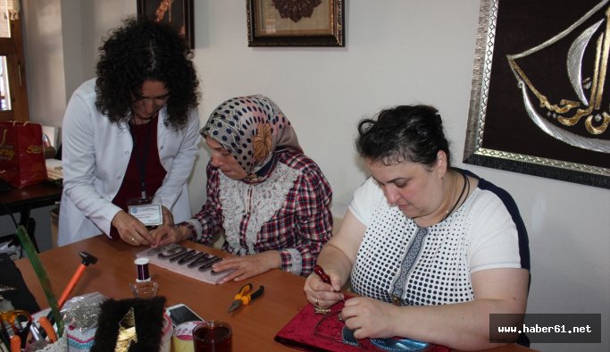 Osmanlı sanatı Filografi kadın elinde hayat buluyor