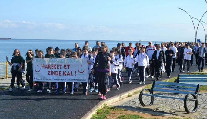 Trabzon'da 3-4 Ekim Dünya Yürüyüş Günü etkinlikleri