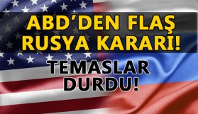 ABD, Rusya ile ikili temaslarını durdurdu