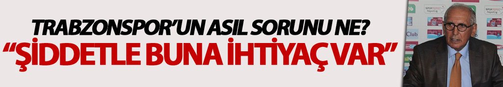 Sümer: Trabzonspor'da asıl felaket...