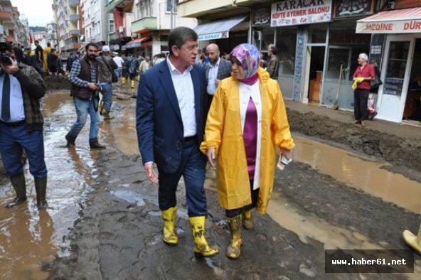 Beşikdüzü'nde selin bilançosunu açıkladı