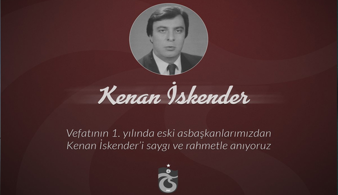 Trabzonspor Kenan İskender'i unutmadı