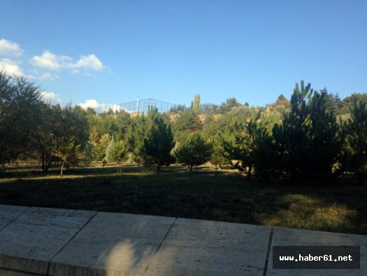 Anıtkabir'e şimdi de halı saha yaptılar!