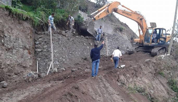 Giresun'da o yolun sorunu çözüldü