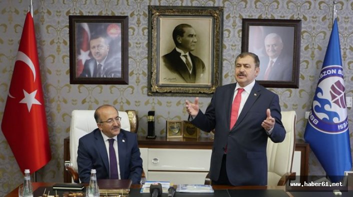 Bakan Eroğlu'ndan Büyükşehir Belediyesi'ne ziyaret