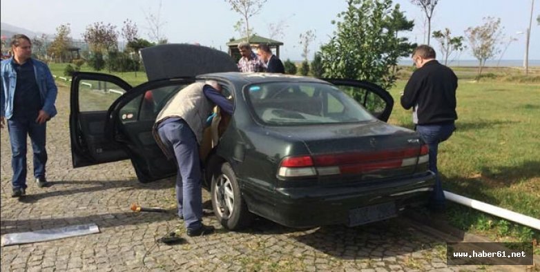 Of'ta şüpheli araç alarmı