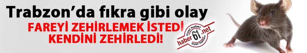 Trabzon'da fıkraları aratmayan olay