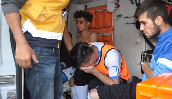 Amatör maçta ortalık karıştı