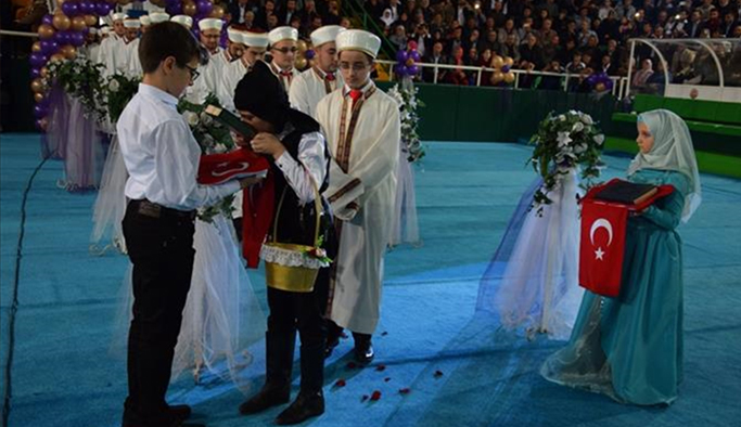 Giresun'da hafızlar icazet aldı